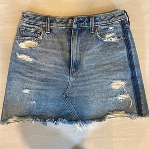 Abercrombie and Fitch jean skirt.
